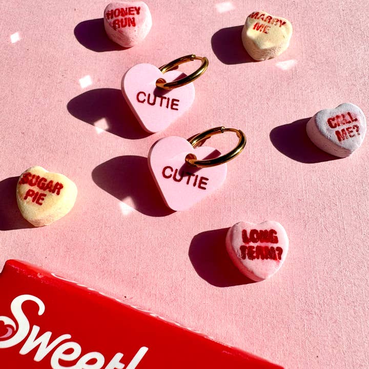 Not Picasso - Wholesale Dangle Earrings - Candy Sweetheart Minis7