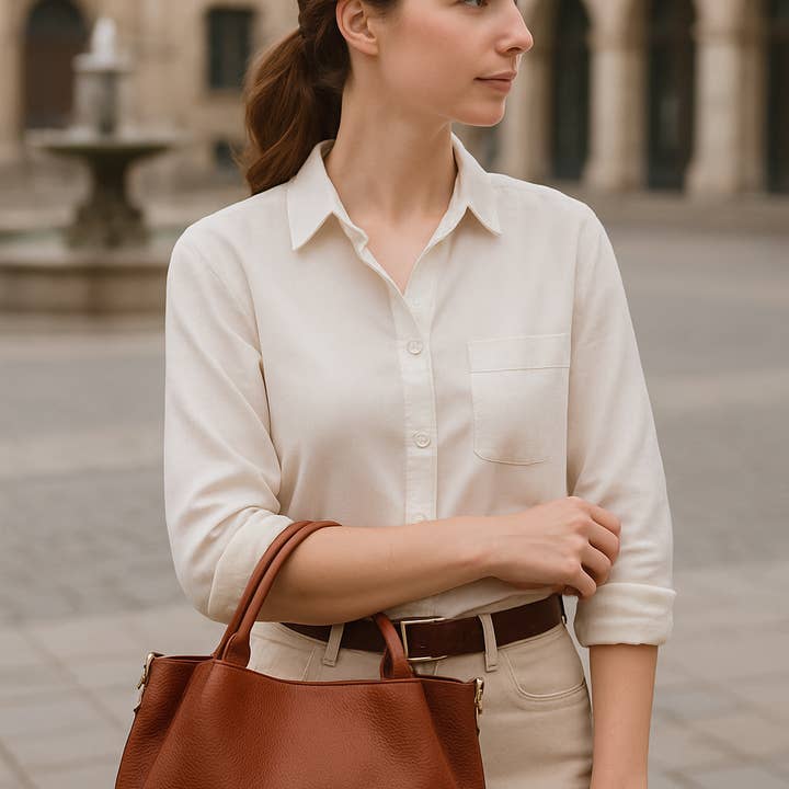 ITALIAN'S LEATHER - Wholesale Shoulder Bag - Women's - Bess Cowhide Bag 2207118