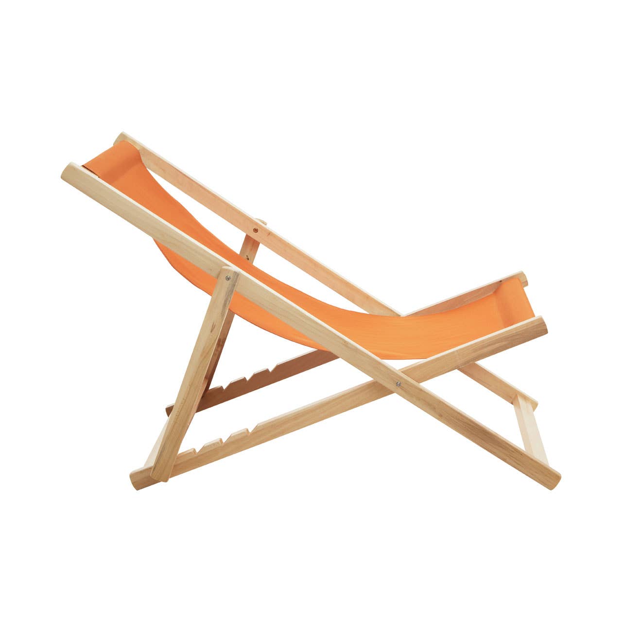 Interiors by Premier – wholesale Folding chair – Beauport Orange Deckchair3