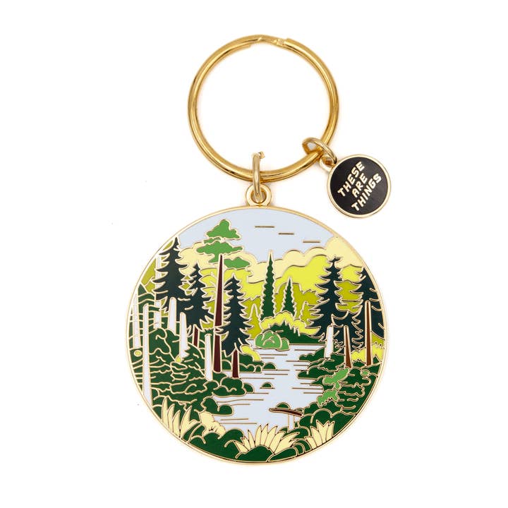 Great Outdoors Enamel Keychain for wholesale by These Are Things