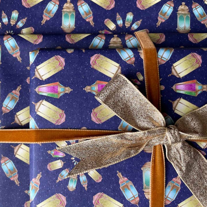 Eid Gift Wrap for wholesale by Amy Hood Illustration