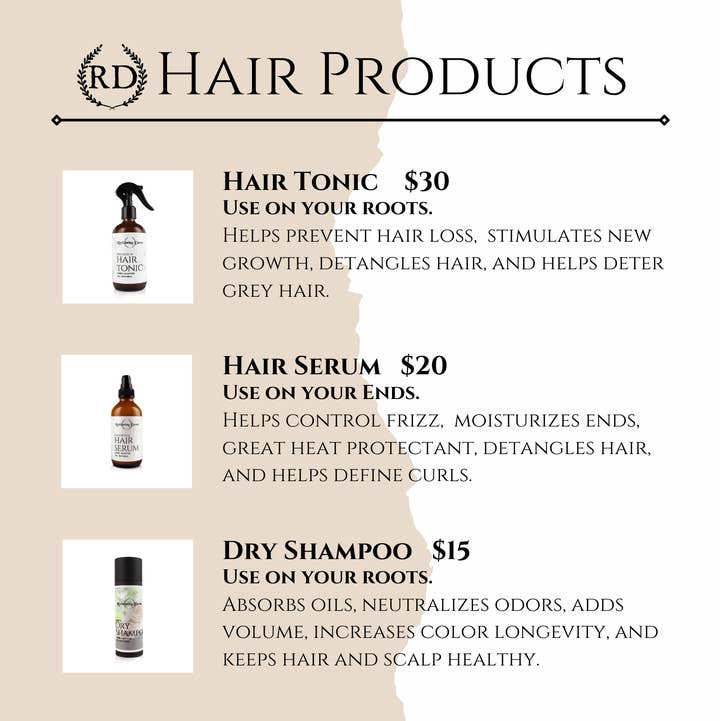 Signo de productos para el cabello para venta al por mayor de Reclaiming Dawn