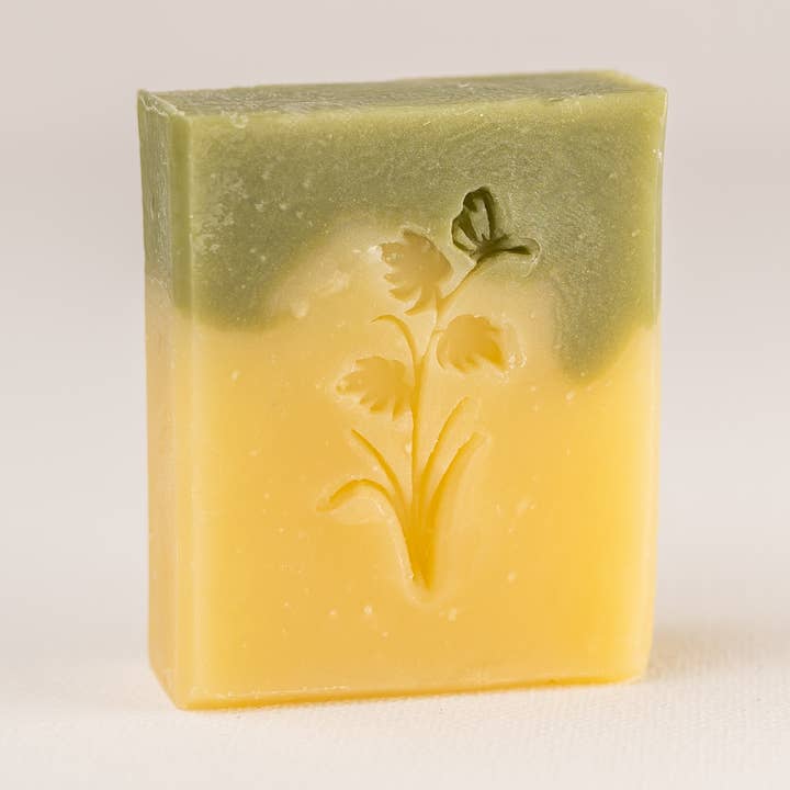 Savon naturel verveine citronnée, végétalien, durable, haut pouvoir lavant pour la vente par Lüttje Seep