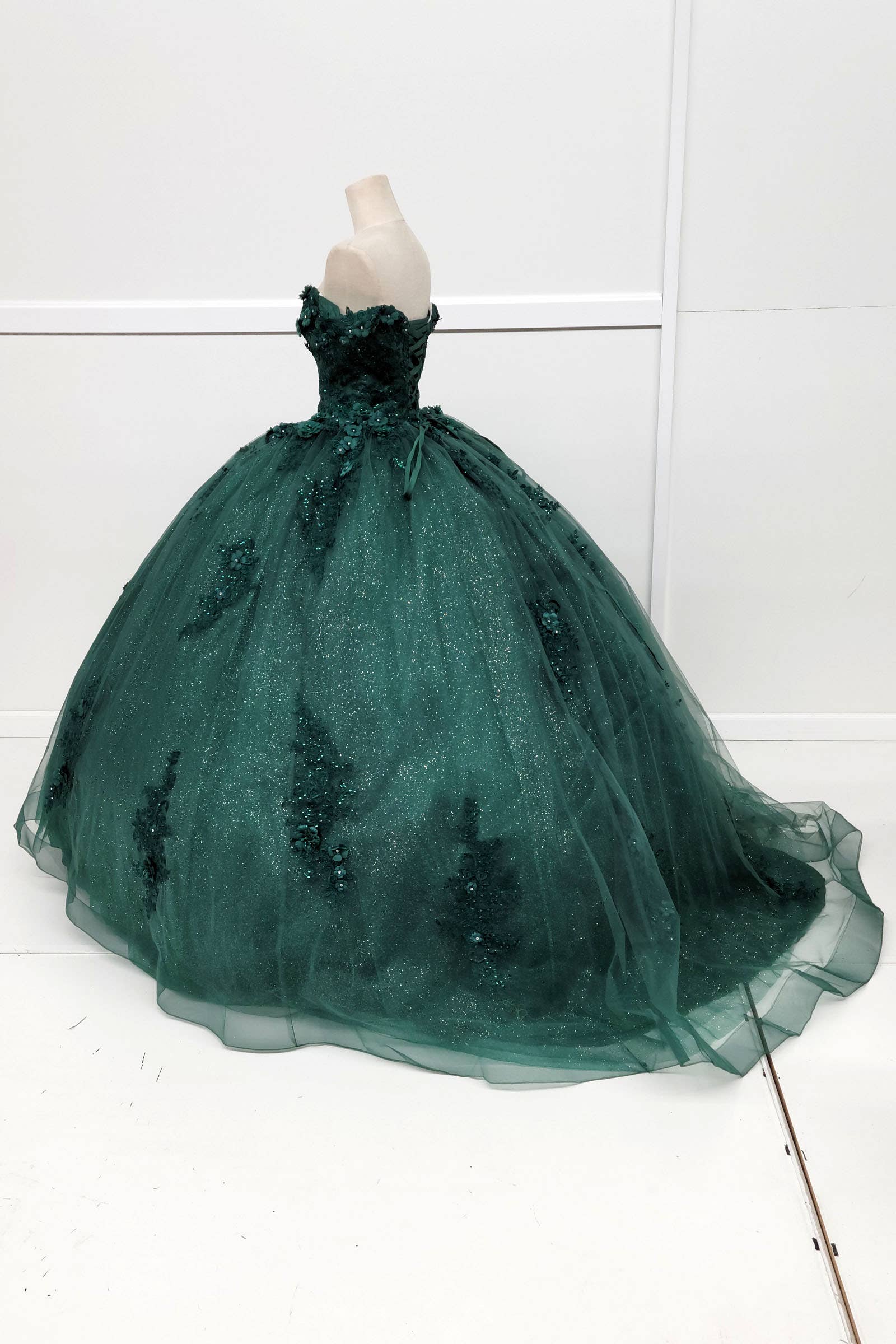 Chicas - Wholesale Gown - Women's - Off the Shoulder Quinceanera Dress With Flowers CHF306619