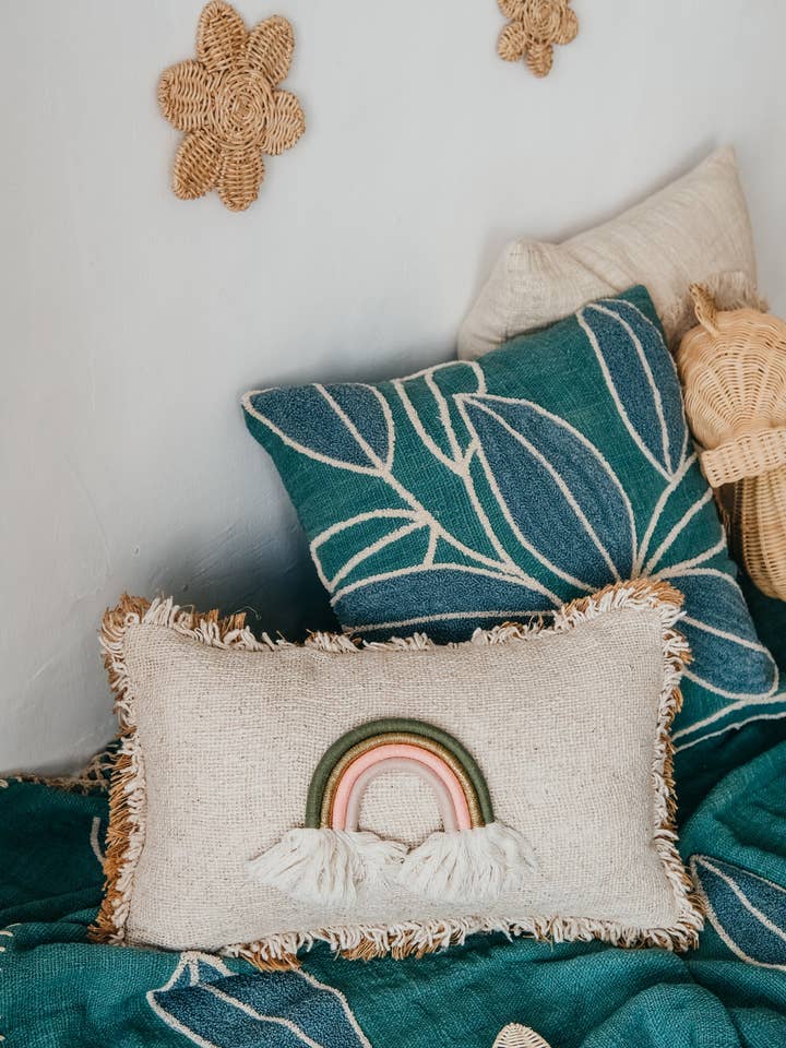 Kimora Rainbow Handgewebter Lendenschutz aus Bio-Baumwolle, nur für den Großhandel von Pink Haley