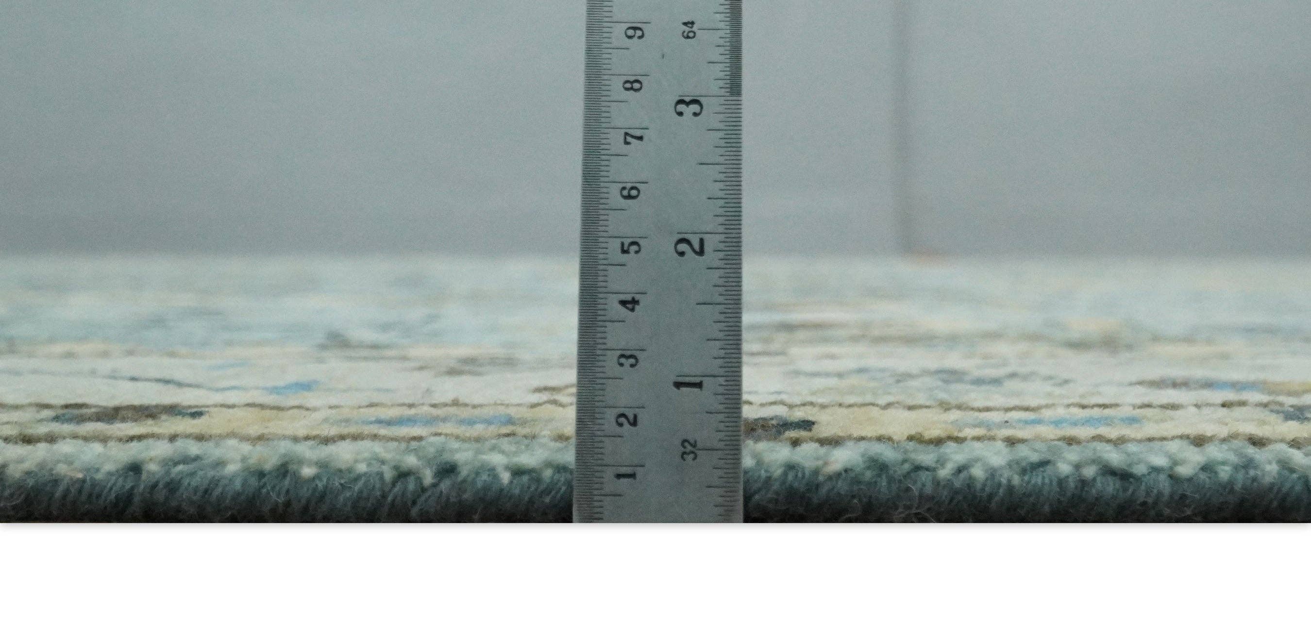 The Rug Decor, Inc. – Tapete por atacado – Anodado à mão 4x6, 5x8, 6x9, 8x10, 9x12, 10x14 e 12x15 Lã Tradicional Azul e Marfim Vintage Antigo Tapete de Lã Oushak Antigo, Tapete de Sala e Quarto3