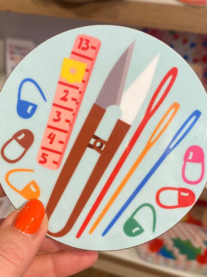 Yarn Crochet / Knitting Coaster - Melamine for wholesale by Poppekins