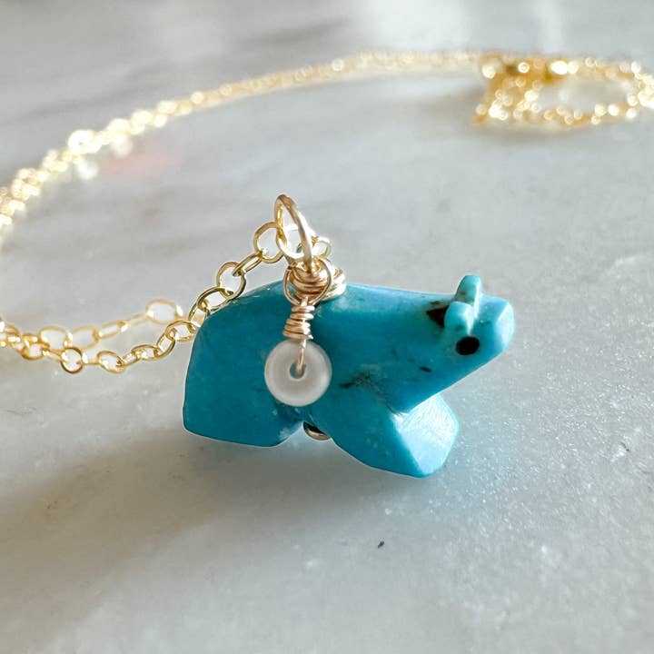 Little Bear Necklace for wholesale by Canyon Moon