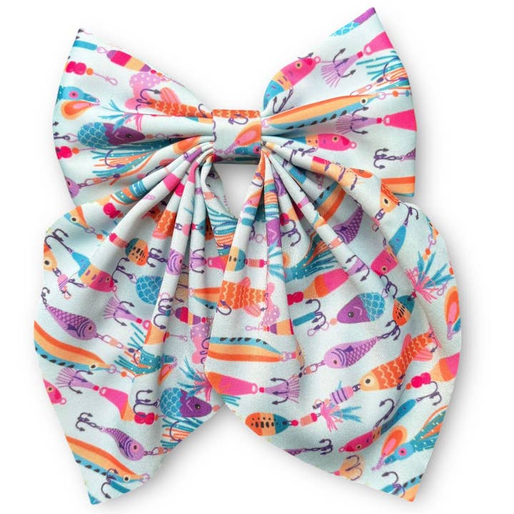 Kids Charm Online - Wholesale Hair Bow - Kids - Multi-Printed Coquette hair bows. (4PCS/$10.00 )BW-2025-7