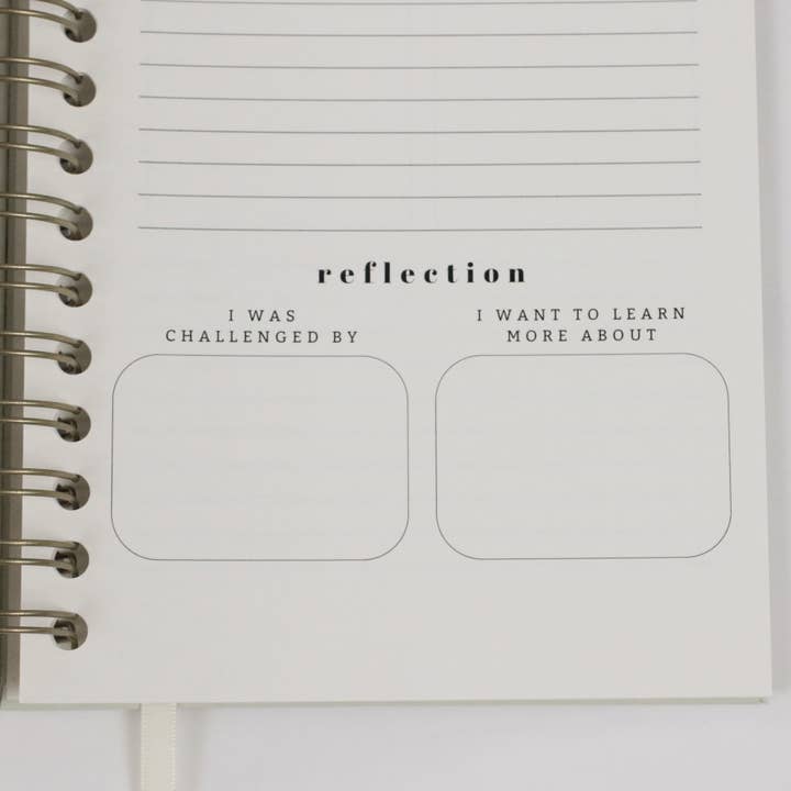 Steadfast and Sustained – Großhandel Tagebuch – Kirchennotizen-Journal - Erweiterte Ausgabe - Spiralbindung, hellgrünes Lederimitat11