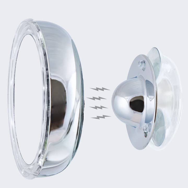 Rucci Professional - Wholesale Makeup Mirror - M883 Round LED Make Up Wall Mounted Mirror 10X Magnification1