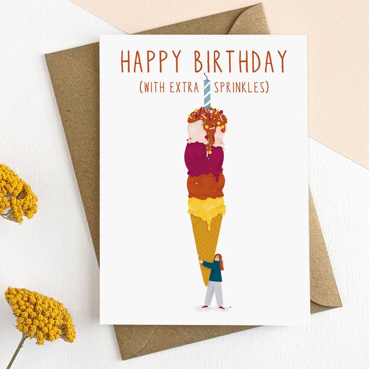 Illustrated Birthday Card and other Purchase wholesale kiełbasa smażona z cebulką. Free returns & net 60 terms on Faire trending on Faire.