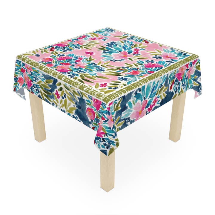 Aria Square Tablecloth for wholesale by Britt Mills Design