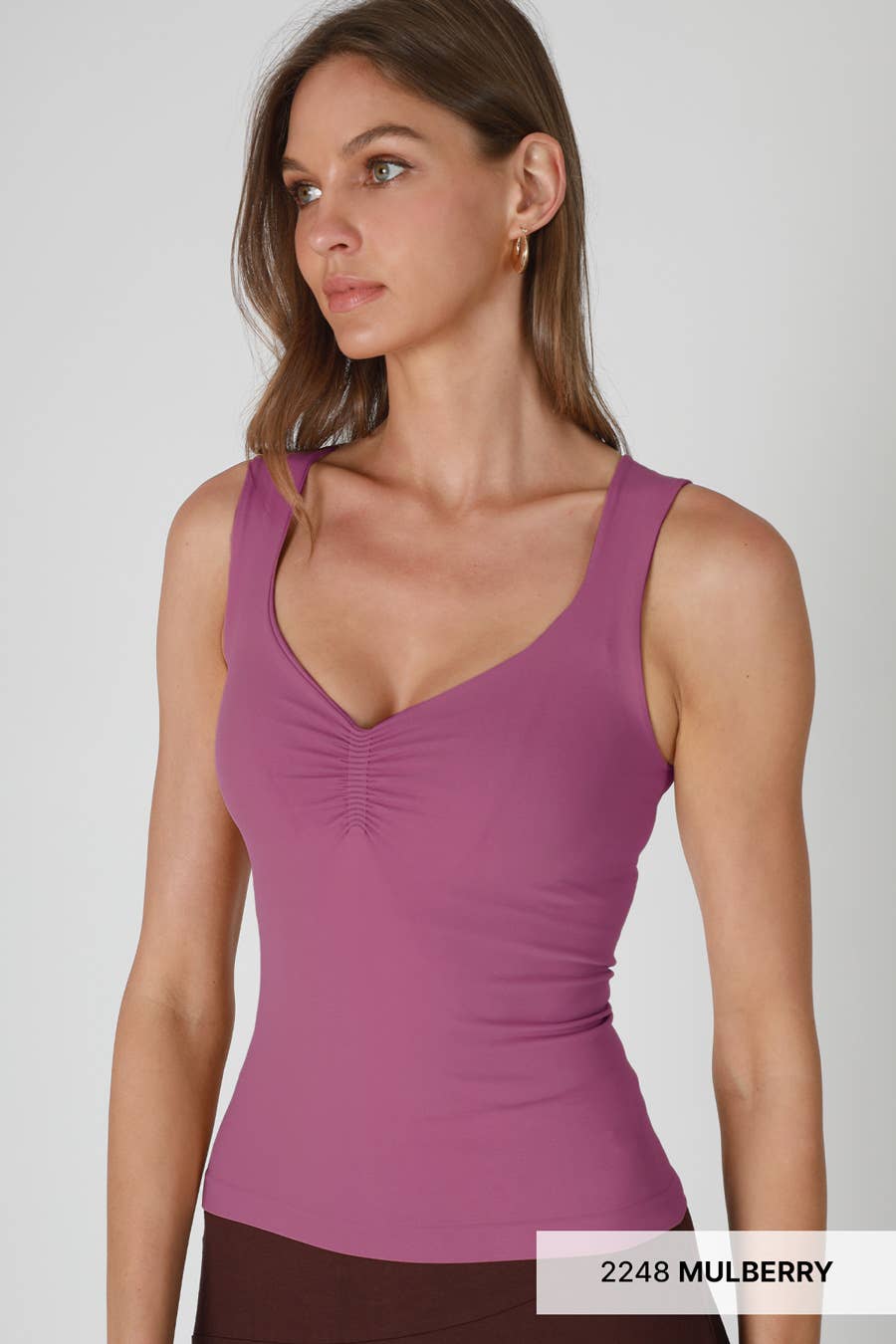 NIKIBIKI - Wholesale Knit Top - Women's - NS8451 - Clean Line Shirred Top7