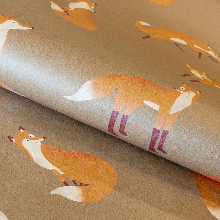 Galerie Wallcoverings - Wholesale Wallpaper - Great Kids Collection Smooth Glitter Friendly Foxes4