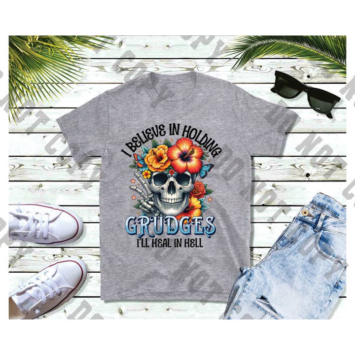 rnsublimation - Wholesale Sublimation Transfer - DTF I Believe in holding Grudges- Transfer Print