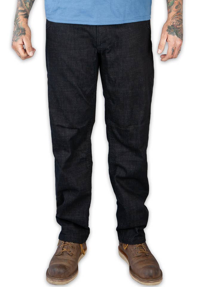 Hideout Denim Standard Fit - Black for wholesale by Off The Grid Surplus