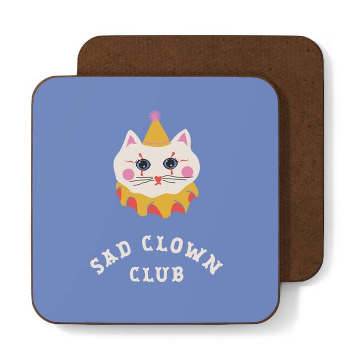 Betiobca - Wholesale Coasters - Coaster – Sad Clown Club Cat Edition0
