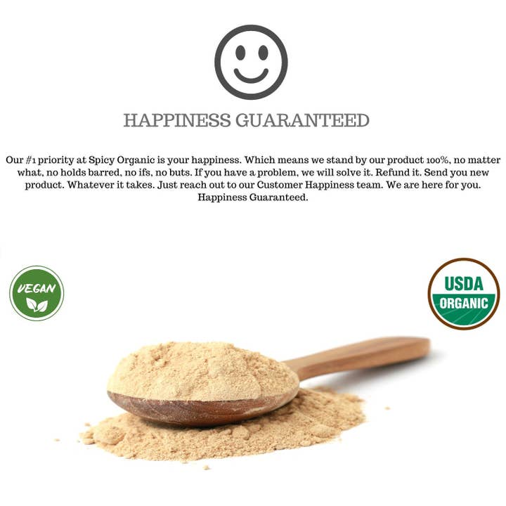 SPICY ORGANIC - Wholesale Dried Spice - SPICY ORGANIC Ground Ginger Powder - 100% USDA Organic - Non-GMO - Raw Ginger Spice For Tea.6