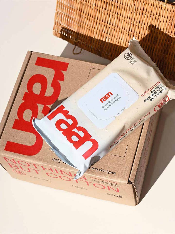 Raan Wipes – Single Flatpack (Tester / Sample) for wholesale by Raan inc