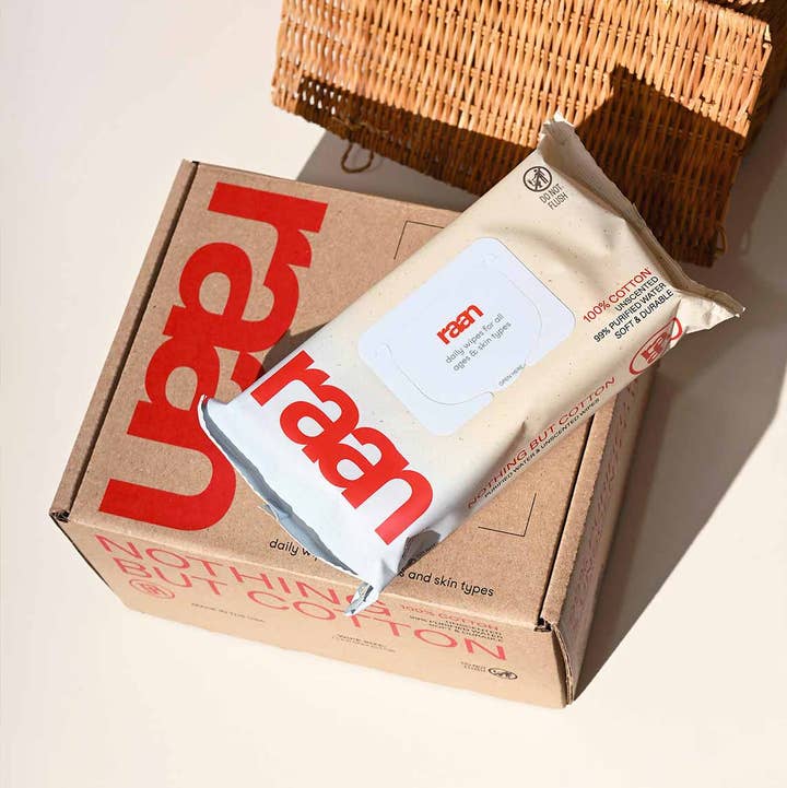 Raan inc - Wholesale Face & Body Wipes - Raan Wipes – Single Flatpack (Tester / Sample)