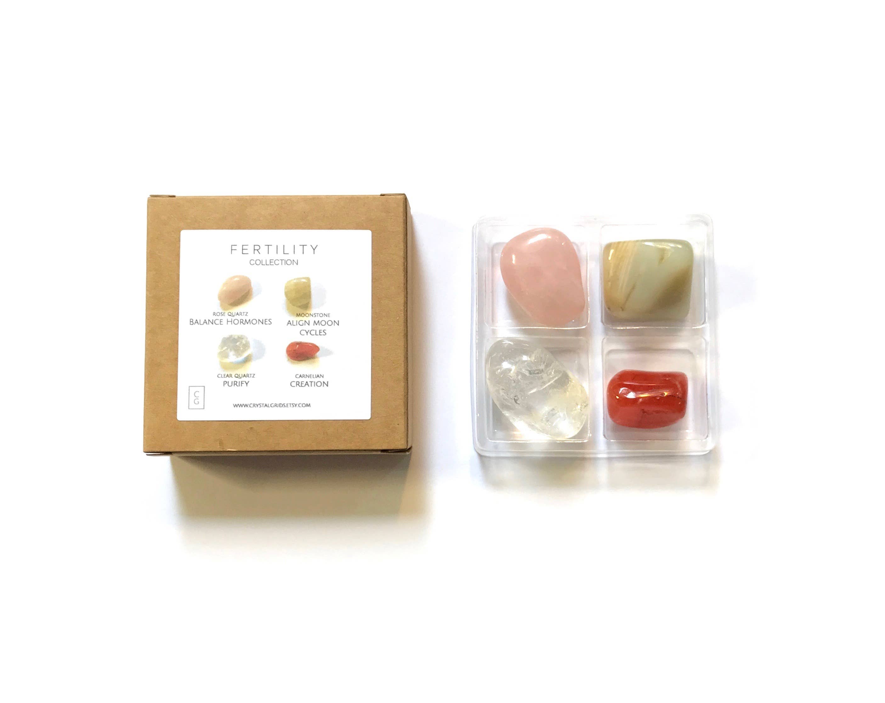Crystal Grids - Vendita all'ingrosso Pietra/cristallo spirituale - Fertility - Rox Box - Kit Crystals and Stones, set regalo15