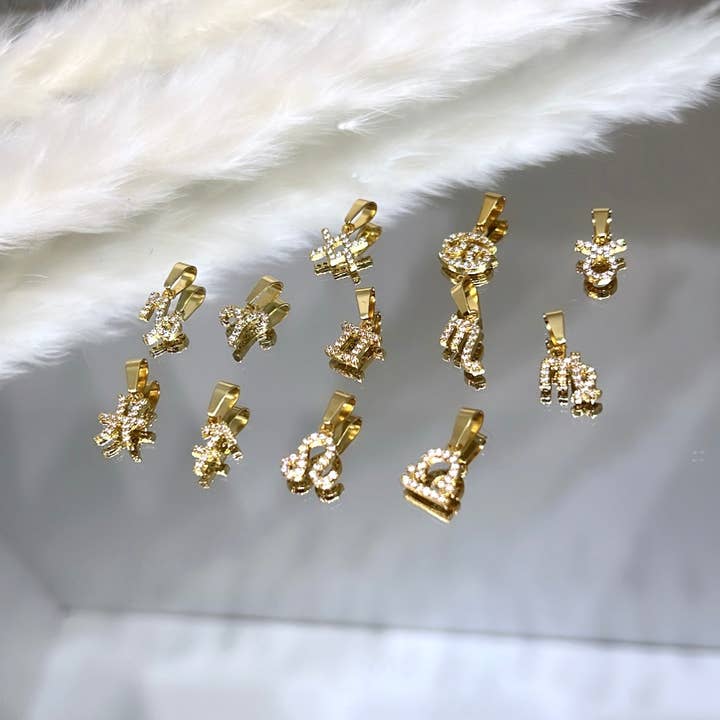 Zodiac charms for wholesale by Glam Bar Bazaar