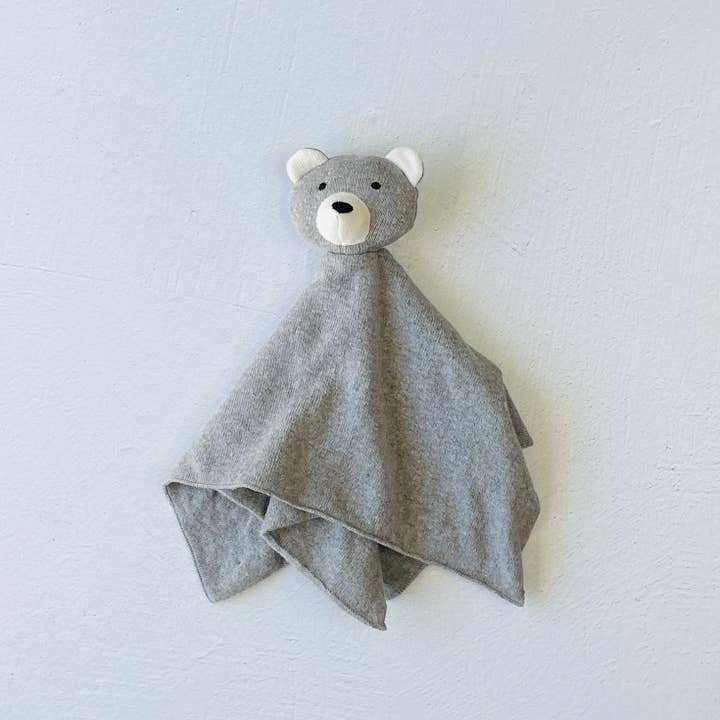 Viverano Organics - Wholesale Security/Cuddle Blanket - Baby - Bear - Organic Baby Lovey Security Blanket Cuddle Cloth