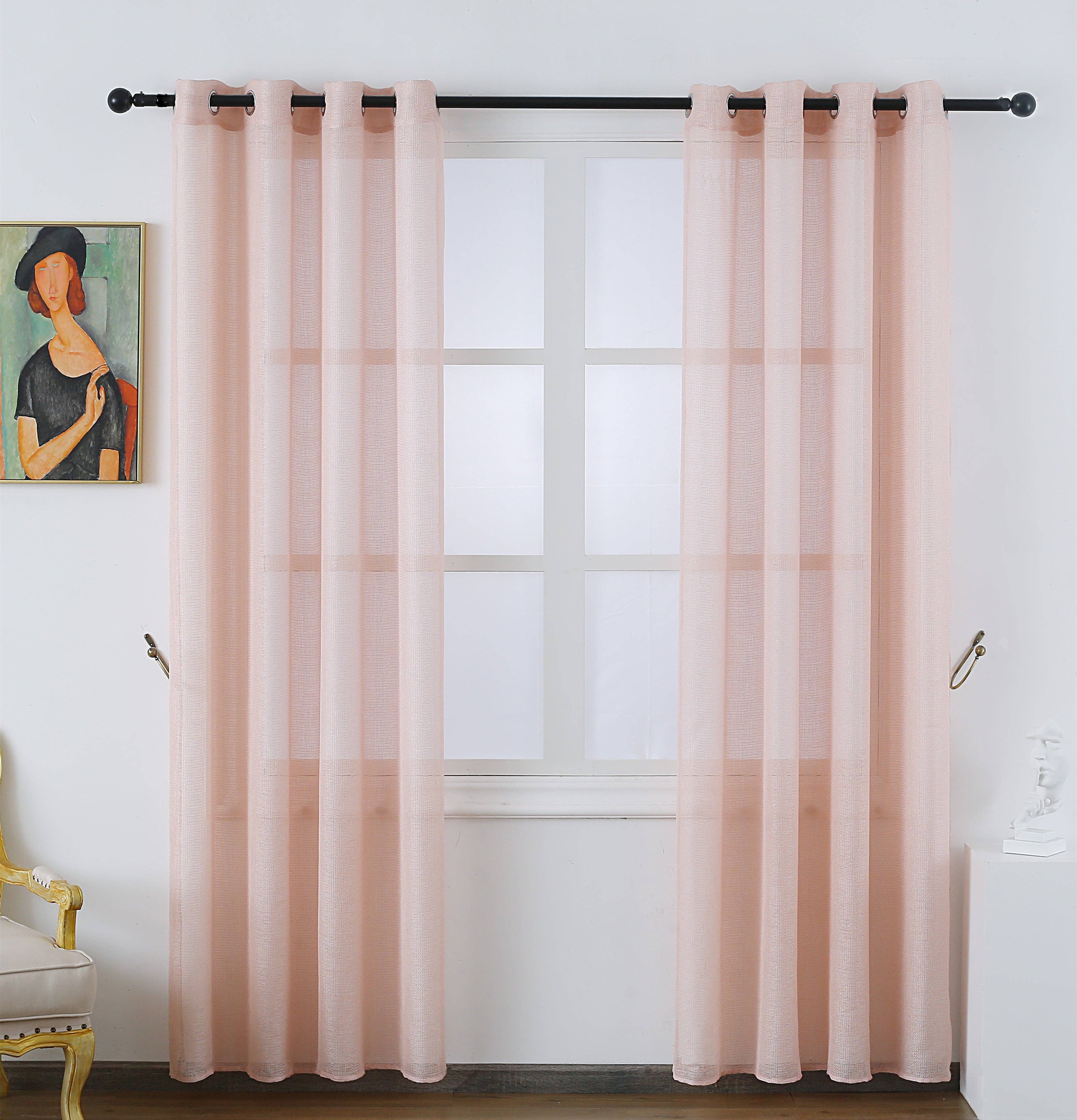 BOD HOME - Wholesale Gordijn - NET LINNENGORDIJN 140*26012