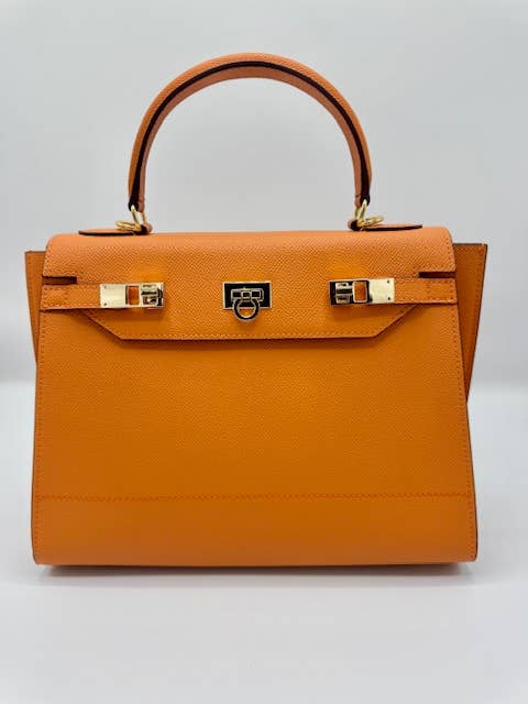 CLAUDETTE - Bags, Purses & Accessories - Wholesale Top Handle Bag - Women's - Audrey (orange)4