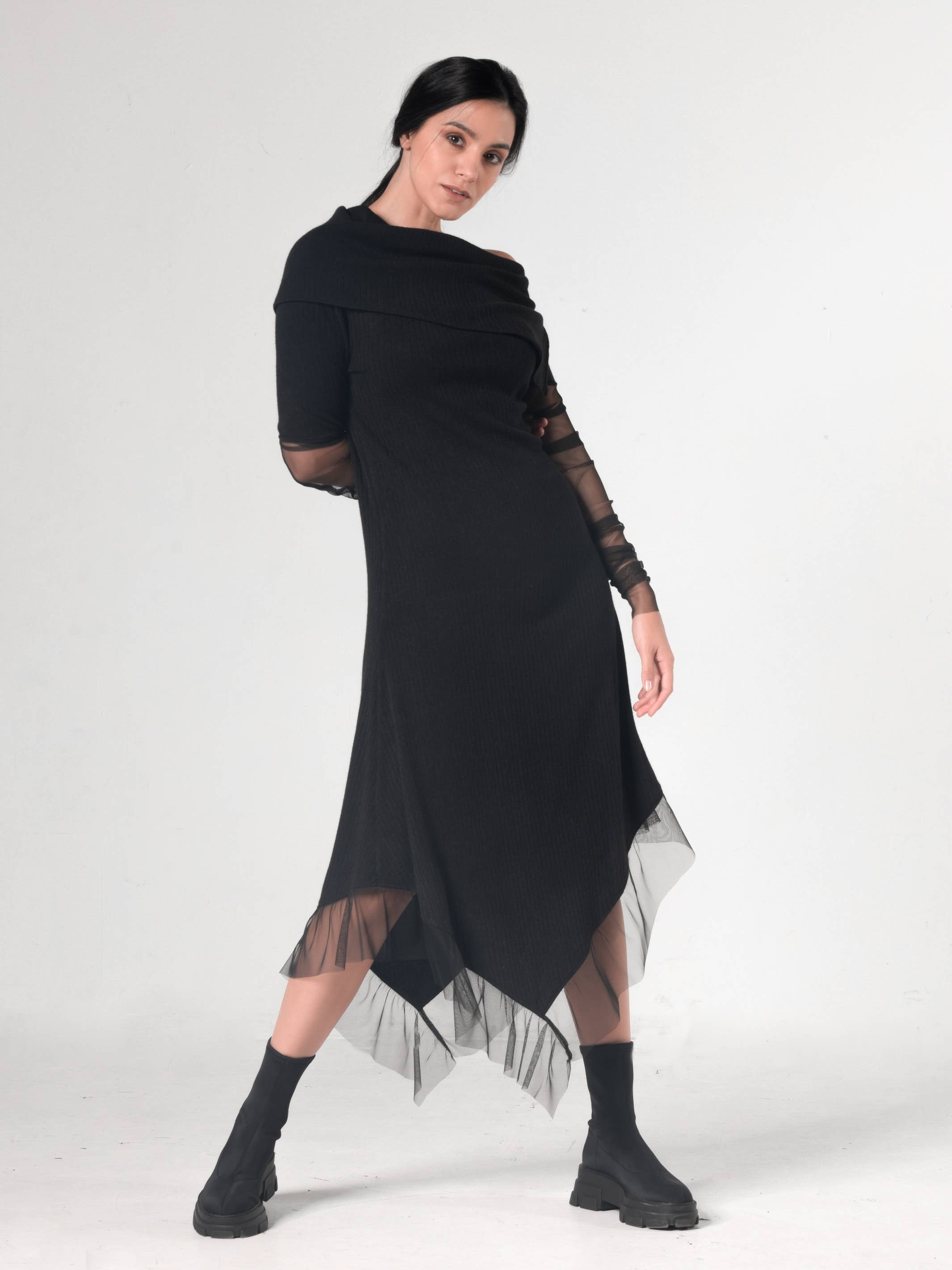 Metamorphoza - Wholesale Dress - Women's - Knitted Long Dress3