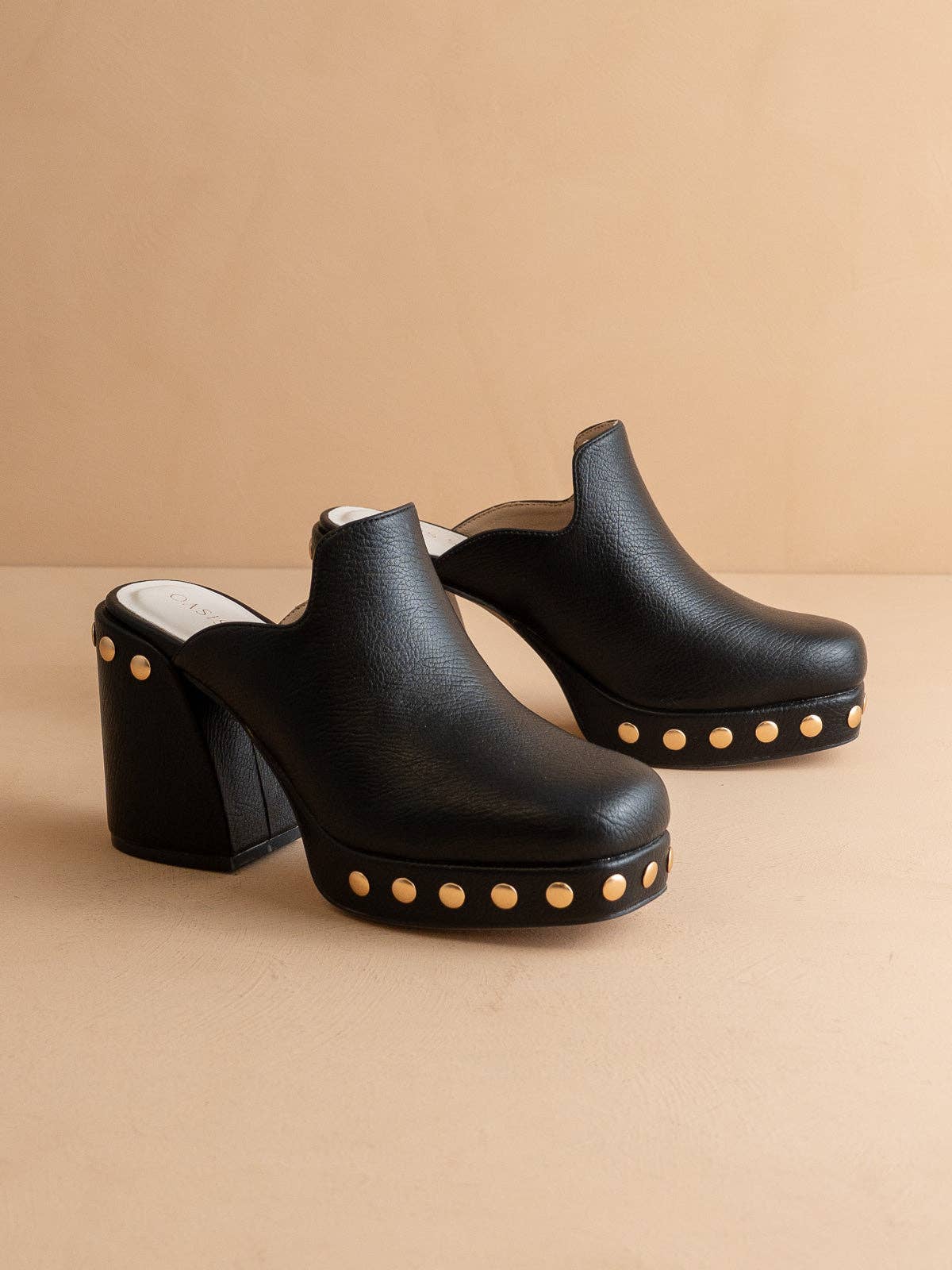 The Sierra | Black Platform Clog Mule for wholesale on Faire4