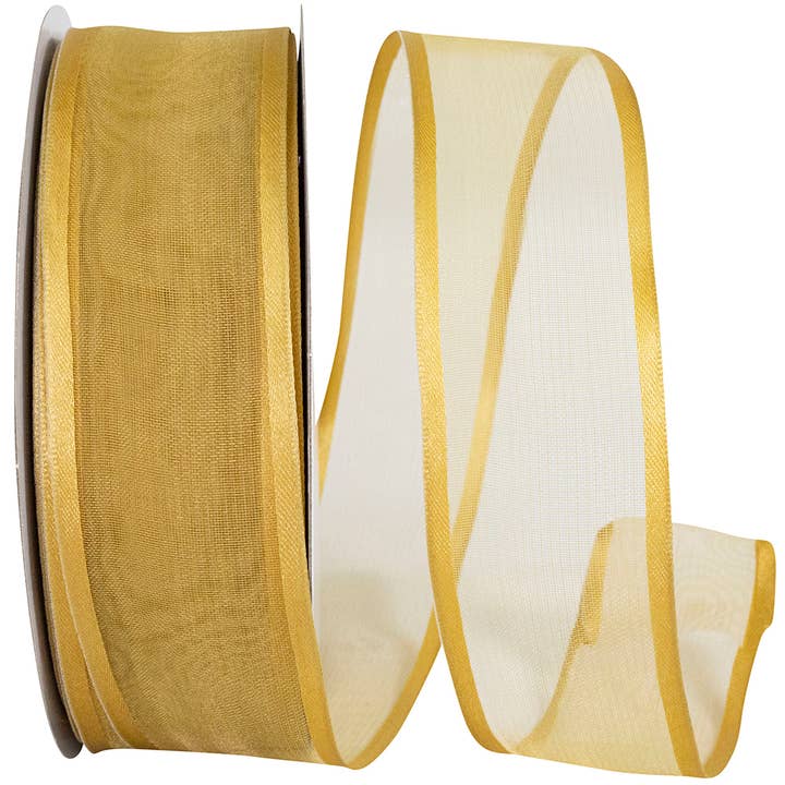 CHRLZ SHR WE-OLD GOLD-1.5in-50 928-09K for wholesale by RELIANT RIBBON