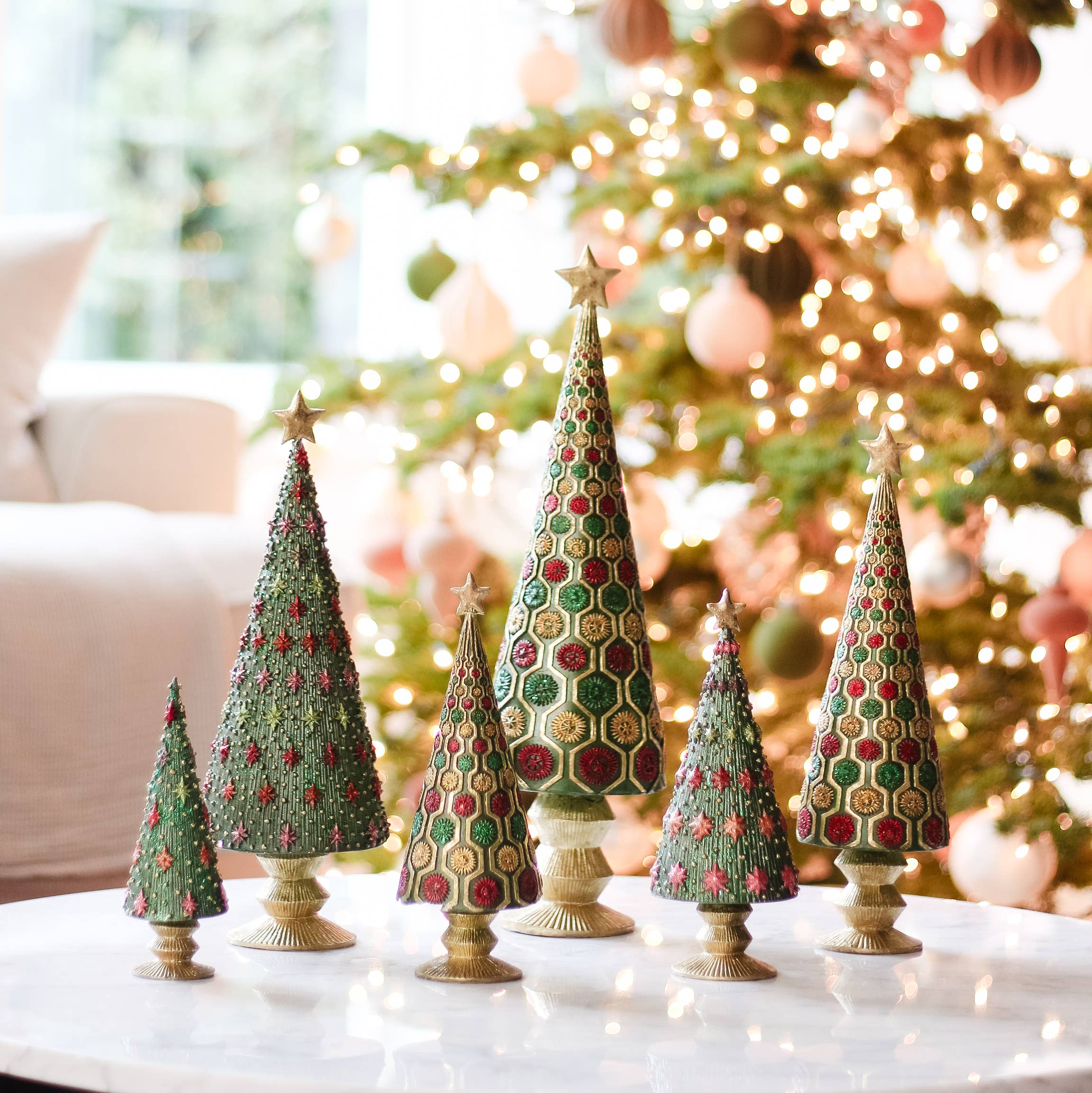 Dekorasyon Gifts  Decor - Wholesale Christmas Decoration - Kalliste Cone Tree w/Star (Trad. Green)1