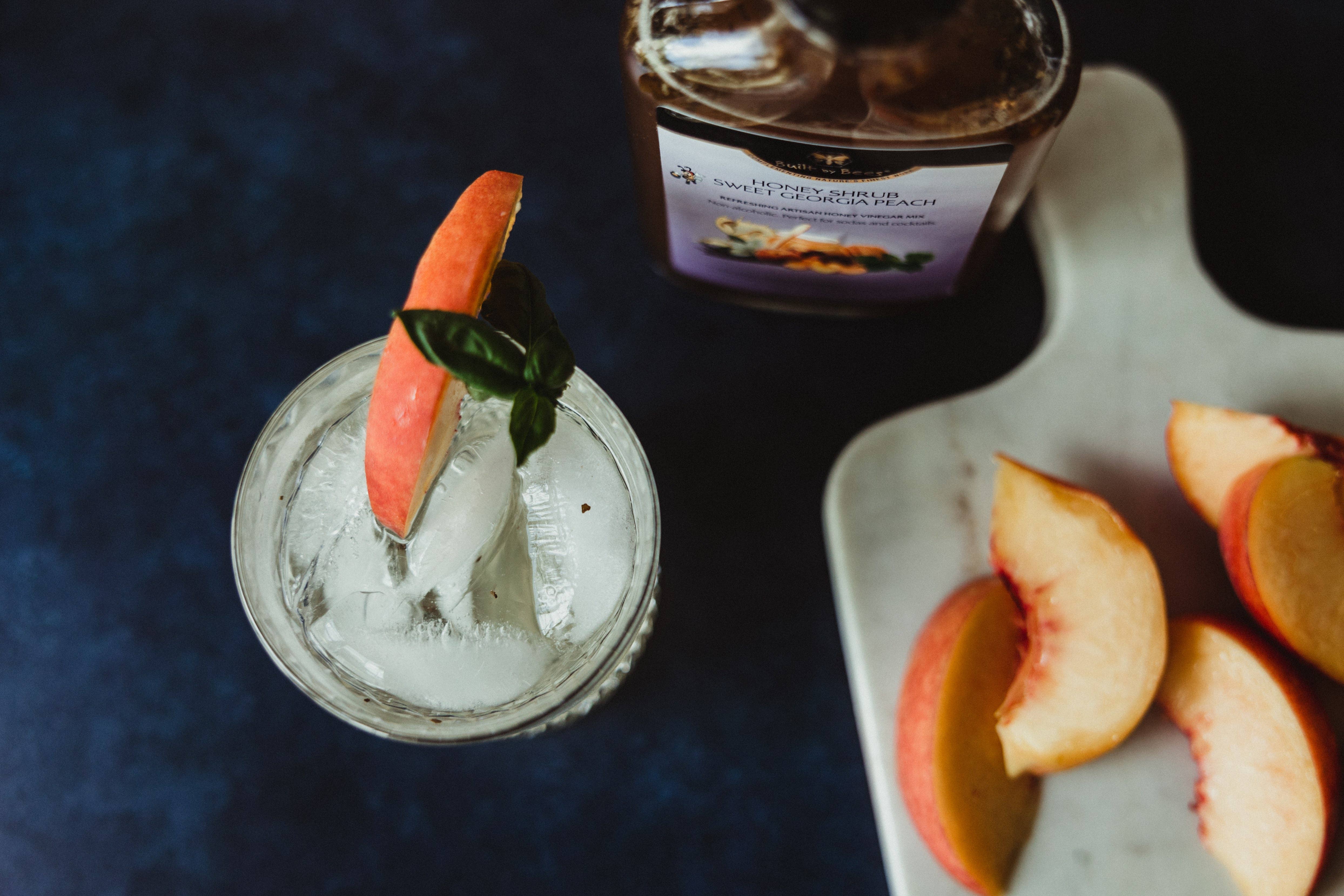 Built by Bees - Wholesale Cocktail Mix/Syrup - Sweet Georgia Peach Honey Cocktail Mix2