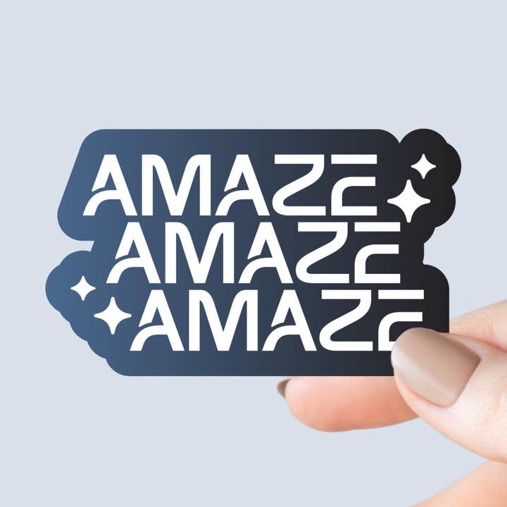 Surpreender Surpreender Surpreender Autocolante por atacado de Chapter & Craft Studio