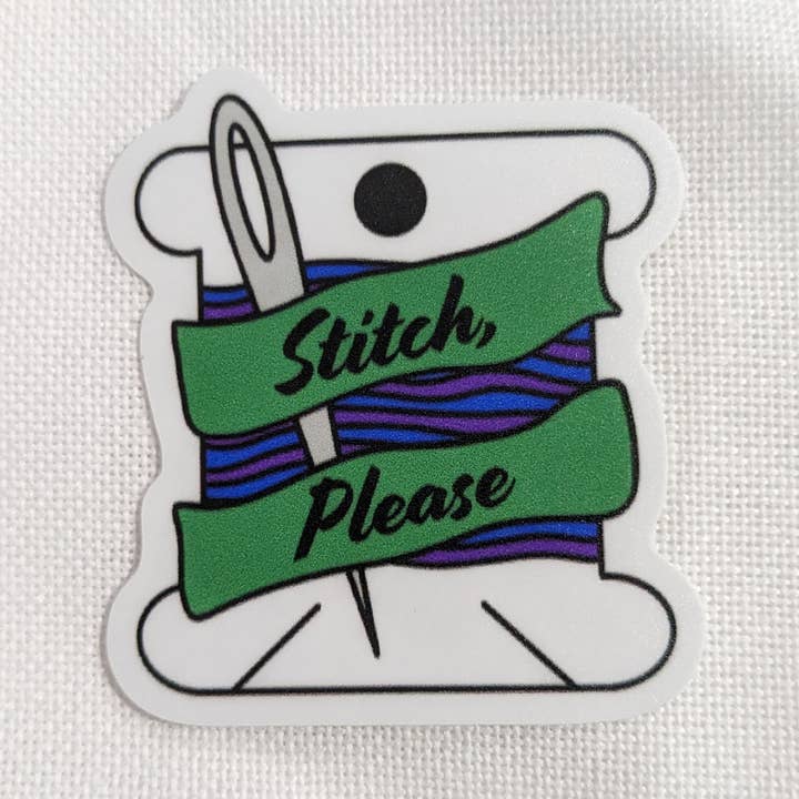 Stitch, Please - Vinyl Sticker for wholesale by Live and Dye LA