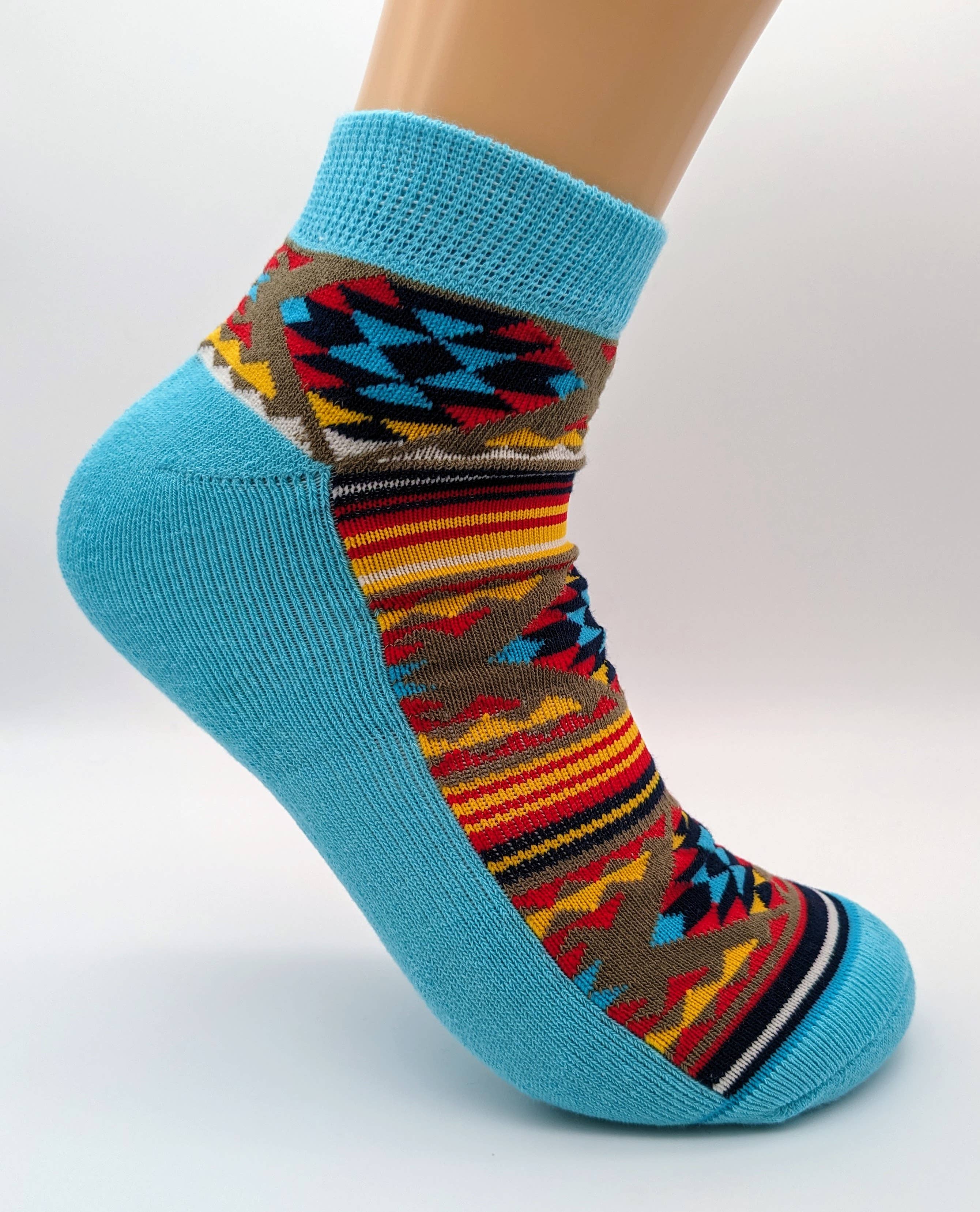 Flag Matrix Inc - Wholesale Socks - Unisex - Native Ankle Socks- Design 24