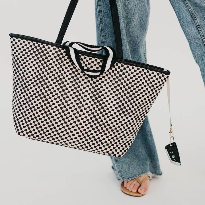 Pretty Simple - Wholesale Tote Bag - Women's - Woven Tiffany Organizer Tote Bag