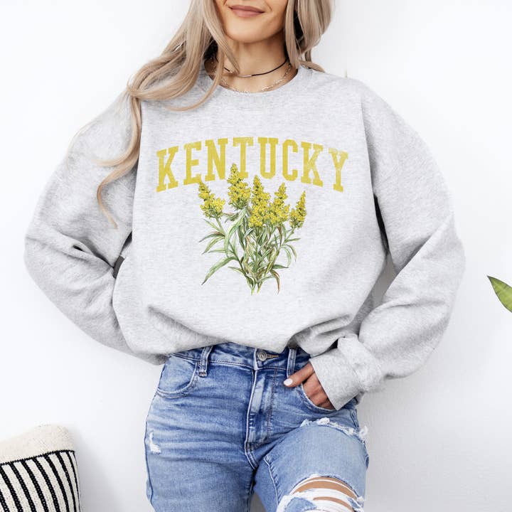 Refinery Number One LLC - Wholesale Graphic Sweatshirt - Unisex - Kentucky State Flower Sweatshirt