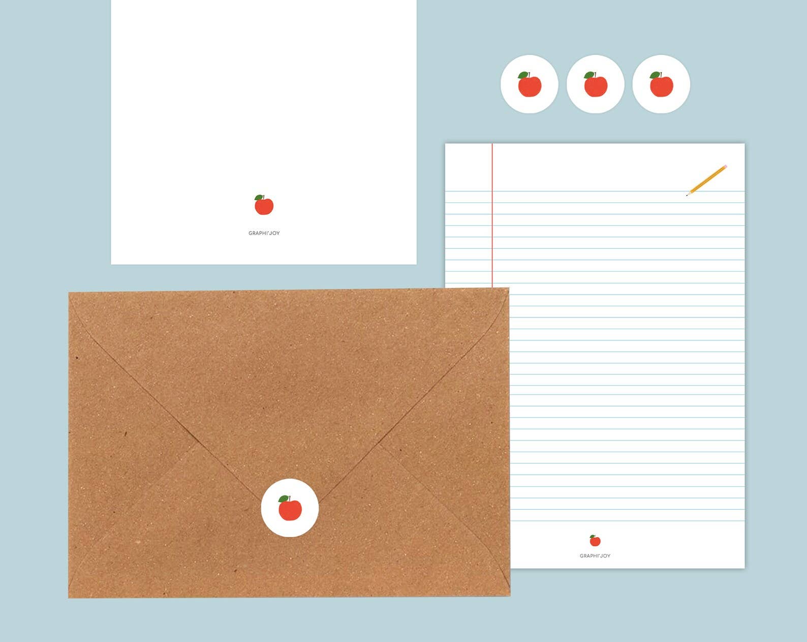 Graphijoy - Wholesale Letterhead - Lined stationery3