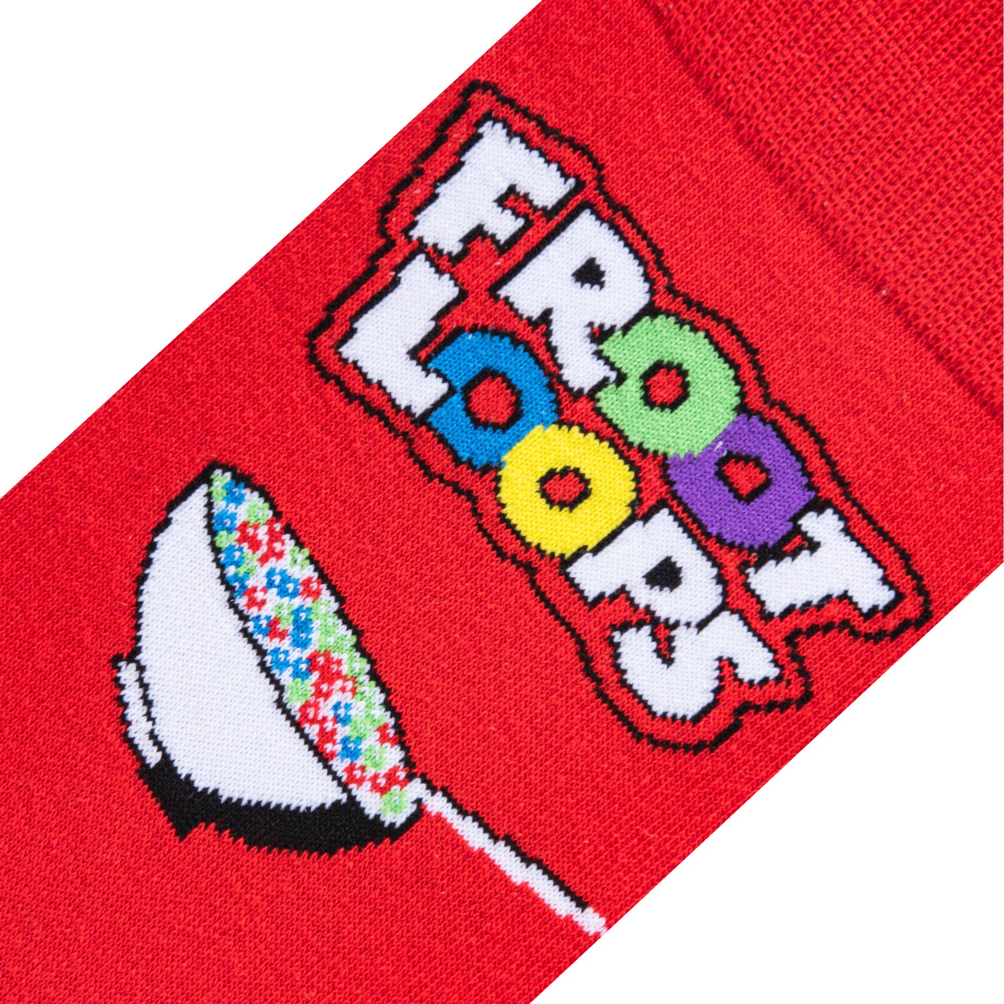 Cool Socks - Wholesale Socks - Men's - Froot Loops Cereal Bowl - Mens Crew Folded3