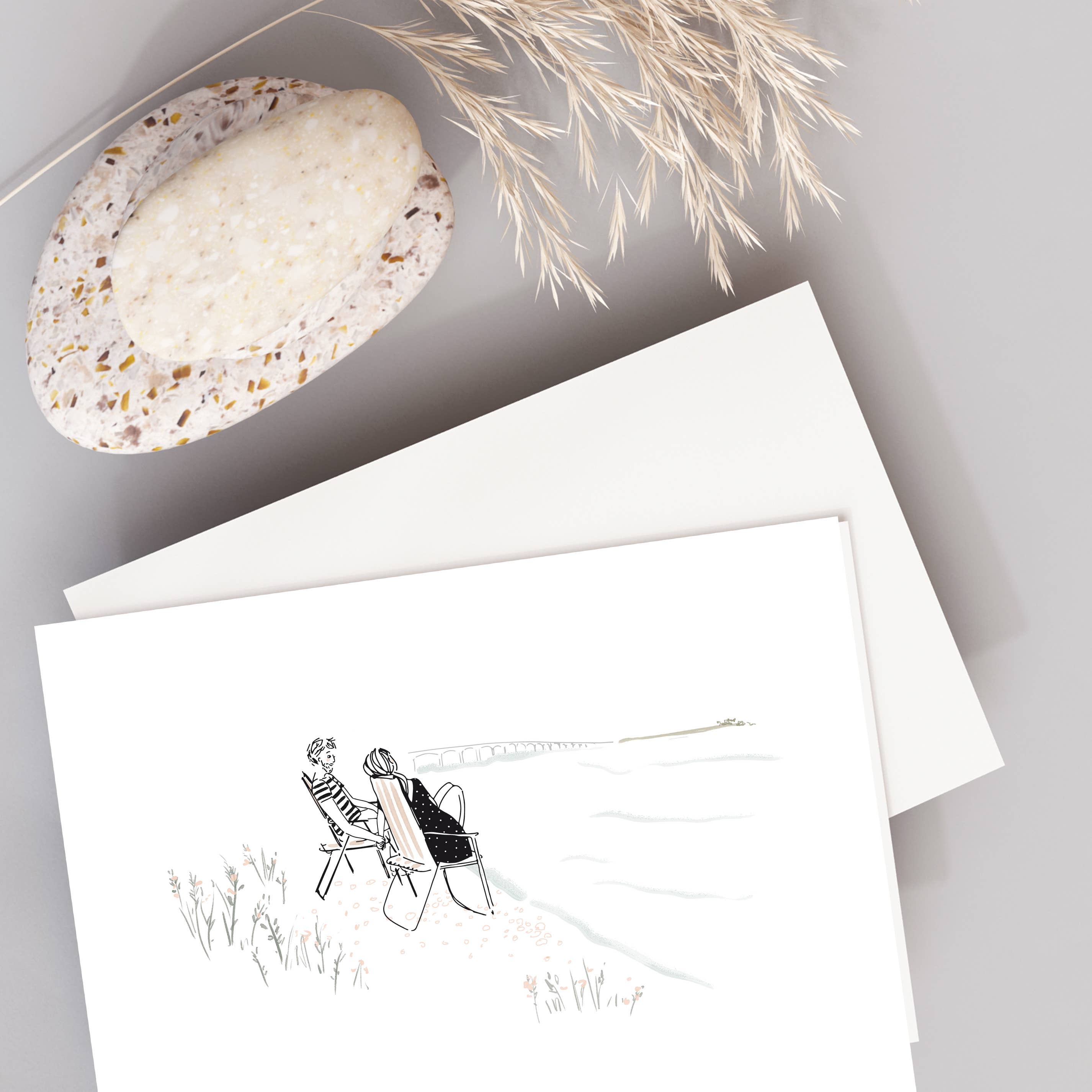 MY LOVELY THING - Wholesale Gewone wenskaart - Kaart l'Houmeau - Pont Ile de Ré1