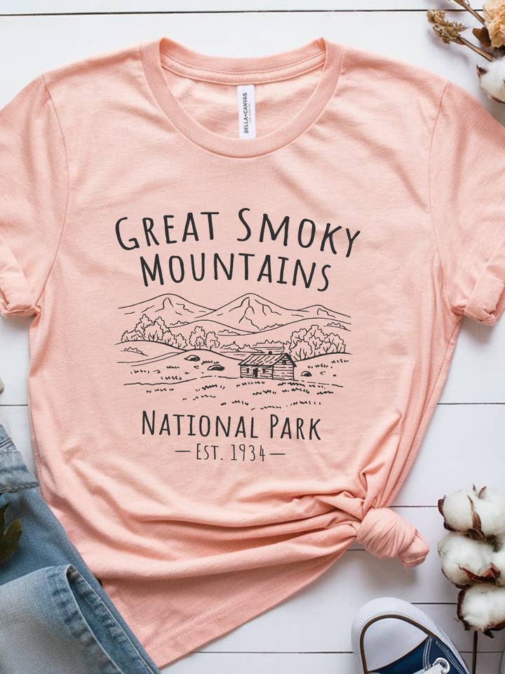 Great Smoky Mountains National Park T-shirt for wholesale by River and Sky Supply