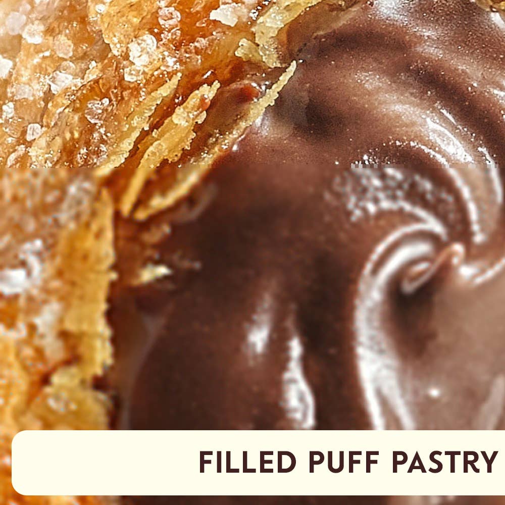 Vicenzi USA Inc. - Wholesale Cookie - Delizia Hazelnut, Hazelnut Cream Filled Puff Pastry, 125g3