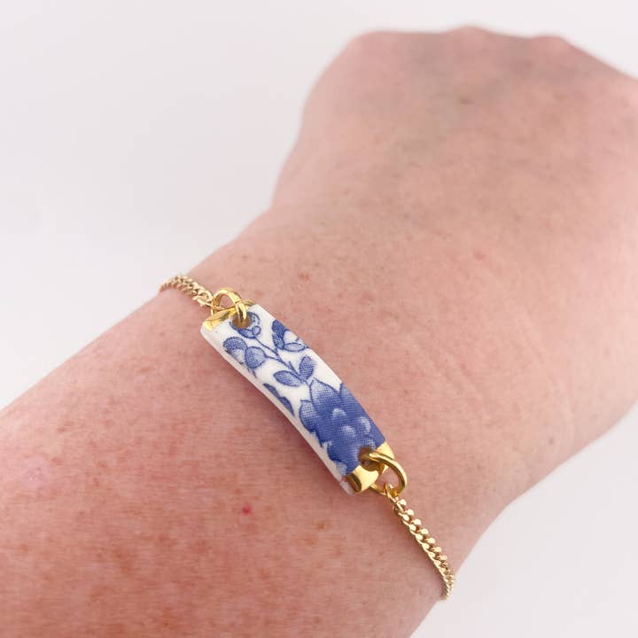 Clay Blanca - Wholesale Charm/Dangle Bracelet - Blue China Rectangle Bracelets (Options)9