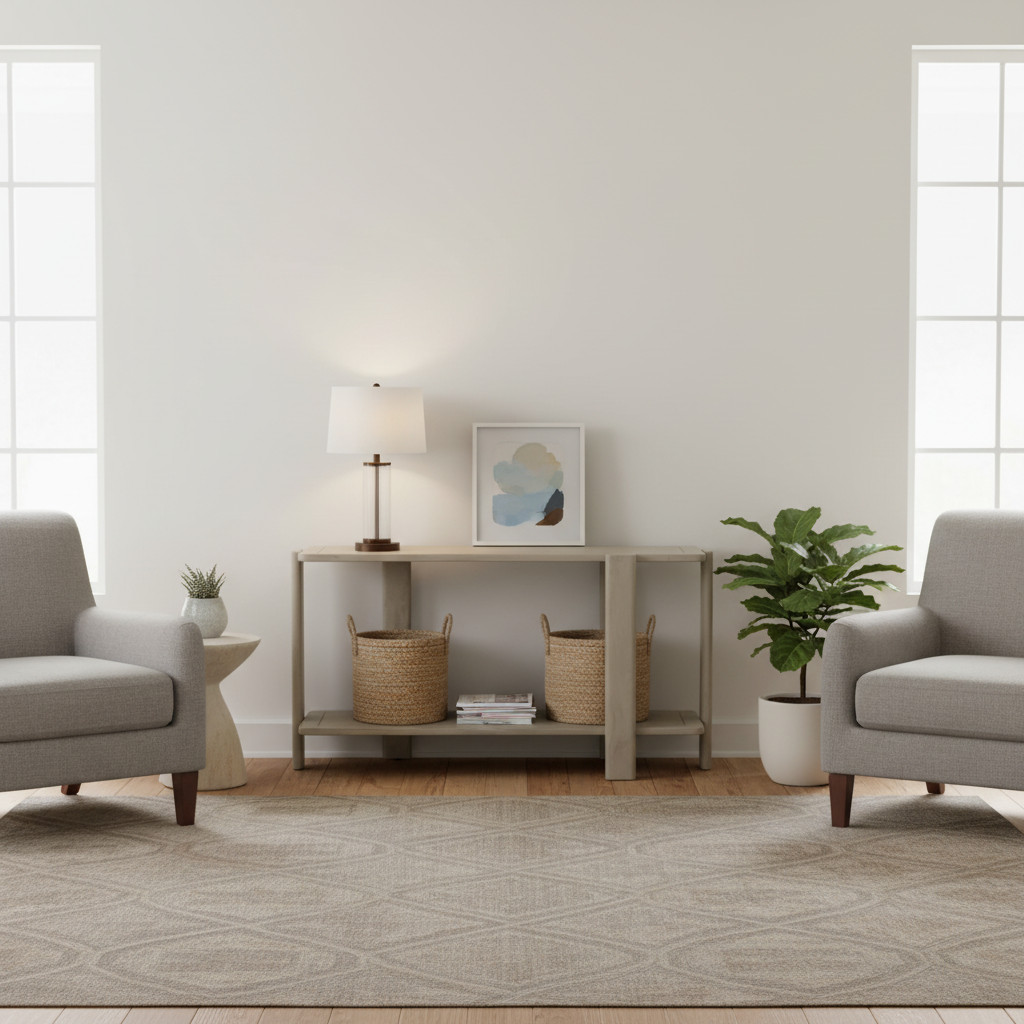 Mango Furniture Inc. - Wholesale Console Table - Ariah solid wood Console Table with shelf16