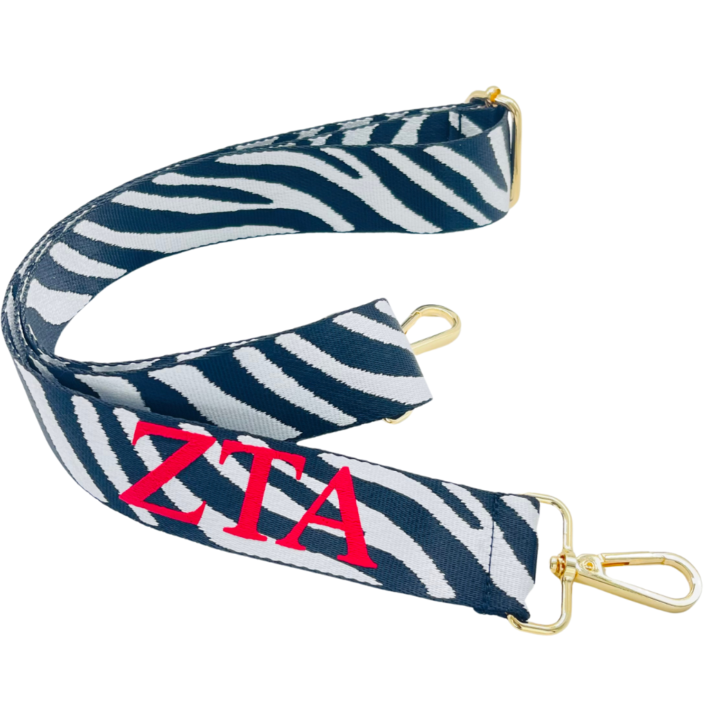 Sarahndipity Shop - Wholesale Bag Strap - Women's - Sorority Purse Strap (in Zebra)1