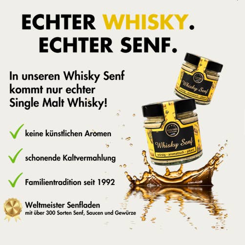 Altenburger Senf & Feinkost GmbH & Co. KG - Wholesale Mustard - Whisky mustard | 10% whiskey - medium spicy4