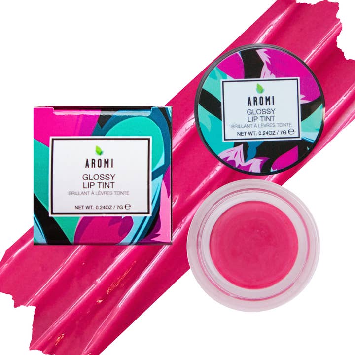 Tinte labial brillante tulipán rosa para venta al por mayor de Aromi